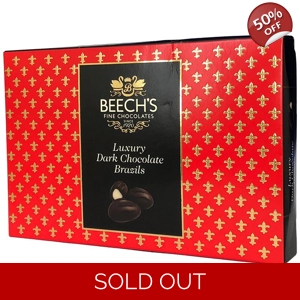 Beechs Luxury Dark Chocolate Brazils 145g Box - Beech's Chocolates